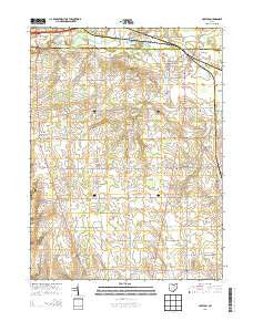 Creston Ohio Historical topographic map, 1:24000 scale, 7.5 X 7.5 Minute, Year 2013