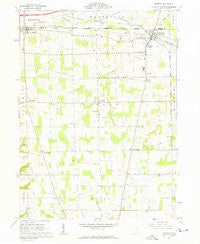 Creston Ohio Historical topographic map, 1:24000 scale, 7.5 X 7.5 Minute, Year 1961
