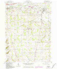 Creston Ohio Historical topographic map, 1:24000 scale, 7.5 X 7.5 Minute, Year 1961