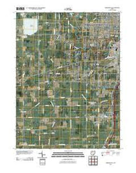 Cridersville Ohio Historical topographic map, 1:24000 scale, 7.5 X 7.5 Minute, Year 2010