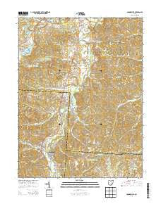Crooksville Ohio Historical topographic map, 1:24000 scale, 7.5 X 7.5 Minute, Year 2013