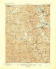 Cumberland Ohio Historical topographic map, 1:62500 scale, 15 X 15 Minute, Year 1911