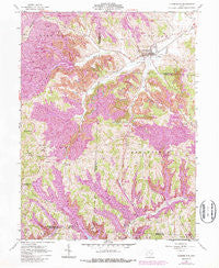 Cumberland Ohio Historical topographic map, 1:24000 scale, 7.5 X 7.5 Minute, Year 1961