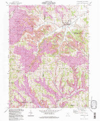 Cumberland Ohio Historical topographic map, 1:24000 scale, 7.5 X 7.5 Minute, Year 1994