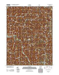 Cutler Ohio Historical topographic map, 1:24000 scale, 7.5 X 7.5 Minute, Year 2011