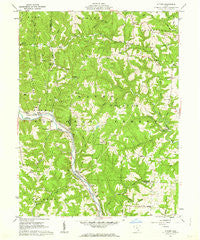 Cutler Ohio Historical topographic map, 1:24000 scale, 7.5 X 7.5 Minute, Year 1961