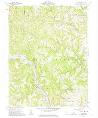 Cutler Ohio Historical topographic map, 1:24000 scale, 7.5 X 7.5 Minute, Year 1961