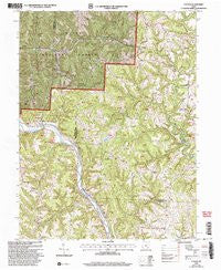 Cutler Ohio Historical topographic map, 1:24000 scale, 7.5 X 7.5 Minute, Year 2002