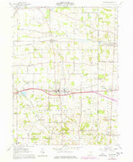 Dalton Ohio Historical topographic map, 1:24000 scale, 7.5 X 7.5 Minute, Year 1961