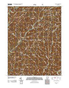 Dalzell Ohio Historical topographic map, 1:24000 scale, 7.5 X 7.5 Minute, Year 2011