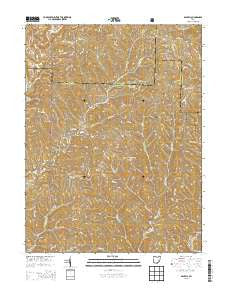 Dalzell Ohio Historical topographic map, 1:24000 scale, 7.5 X 7.5 Minute, Year 2013