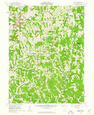 Dalzell Ohio Historical topographic map, 1:24000 scale, 7.5 X 7.5 Minute, Year 1961