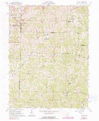 Dalzell Ohio Historical topographic map, 1:24000 scale, 7.5 X 7.5 Minute, Year 1961