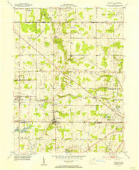 Damascus Ohio Historical topographic map, 1:24000 scale, 7.5 X 7.5 Minute, Year 1952
