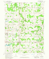 Damascus Ohio Historical topographic map, 1:24000 scale, 7.5 X 7.5 Minute, Year 1966