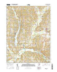 Danville Ohio Current topographic map, 1:24000 scale, 7.5 X 7.5 Minute, Year 2016