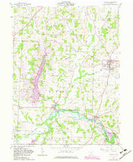 Danville Ohio Historical topographic map, 1:24000 scale, 7.5 X 7.5 Minute, Year 1961