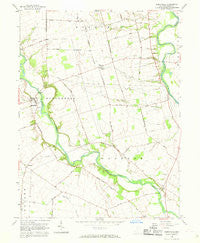 Darbyville Ohio Historical topographic map, 1:24000 scale, 7.5 X 7.5 Minute, Year 1958