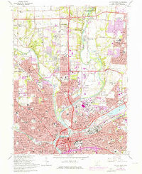 Dayton North Ohio Historical topographic map, 1:24000 scale, 7.5 X 7.5 Minute, Year 1965
