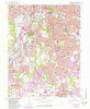 Dayton South Ohio Historical topographic map, 1:24000 scale, 7.5 X 7.5 Minute, Year 1966
