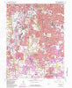 Dayton South Ohio Historical topographic map, 1:24000 scale, 7.5 X 7.5 Minute, Year 1966
