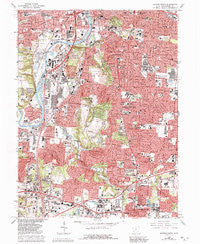 Dayton South Ohio Historical topographic map, 1:24000 scale, 7.5 X 7.5 Minute, Year 1966