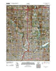 Dayton North Ohio Historical topographic map, 1:24000 scale, 7.5 X 7.5 Minute, Year 2010