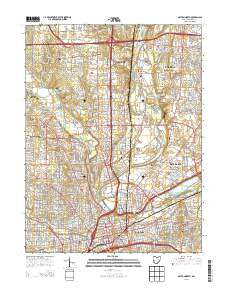 Dayton North Ohio Historical topographic map, 1:24000 scale, 7.5 X 7.5 Minute, Year 2013