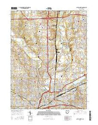 Dayton North Ohio Current topographic map, 1:24000 scale, 7.5 X 7.5 Minute, Year 2016