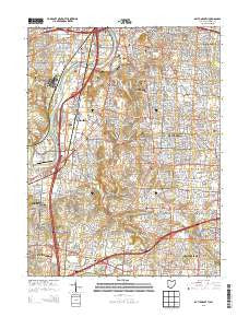 Dayton South Ohio Historical topographic map, 1:24000 scale, 7.5 X 7.5 Minute, Year 2013