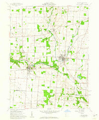 De Graff Ohio Historical topographic map, 1:24000 scale, 7.5 X 7.5 Minute, Year 1961