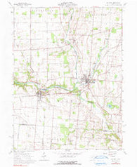 De Graff Ohio Historical topographic map, 1:24000 scale, 7.5 X 7.5 Minute, Year 1961