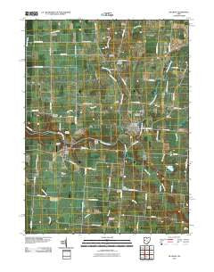 De Graff Ohio Historical topographic map, 1:24000 scale, 7.5 X 7.5 Minute, Year 2010