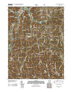 Deavertown Ohio Historical topographic map, 1:24000 scale, 7.5 X 7.5 Minute, Year 2011