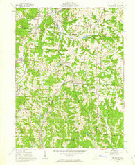 Deavertown Ohio Historical topographic map, 1:24000 scale, 7.5 X 7.5 Minute, Year 1961