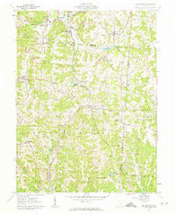 Deavertown Ohio Historical topographic map, 1:24000 scale, 7.5 X 7.5 Minute, Year 1961