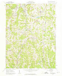 Deavertown Ohio Historical topographic map, 1:24000 scale, 7.5 X 7.5 Minute, Year 1961