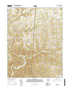 Decatur Ohio Current topographic map, 1:24000 scale, 7.5 X 7.5 Minute, Year 2016