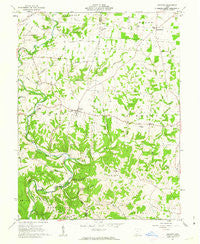 Decatur Ohio Historical topographic map, 1:24000 scale, 7.5 X 7.5 Minute, Year 1961