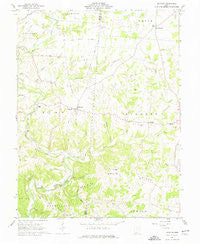 Decatur Ohio Historical topographic map, 1:24000 scale, 7.5 X 7.5 Minute, Year 1961