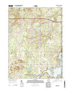 Deerfield Ohio Historical topographic map, 1:24000 scale, 7.5 X 7.5 Minute, Year 2013
