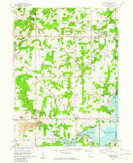 Deerfield Ohio Historical topographic map, 1:24000 scale, 7.5 X 7.5 Minute, Year 1960