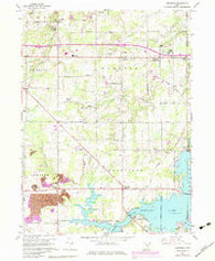 Deerfield Ohio Historical topographic map, 1:24000 scale, 7.5 X 7.5 Minute, Year 1960