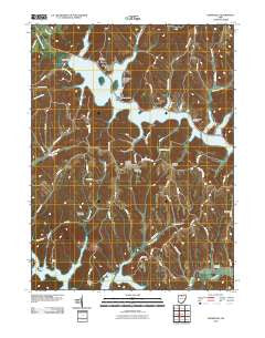 Deersville Ohio Historical topographic map, 1:24000 scale, 7.5 X 7.5 Minute, Year 2010