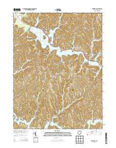 Deersville Ohio Historical topographic map, 1:24000 scale, 7.5 X 7.5 Minute, Year 2013