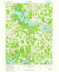 Deersville Ohio Historical topographic map, 1:24000 scale, 7.5 X 7.5 Minute, Year 1961