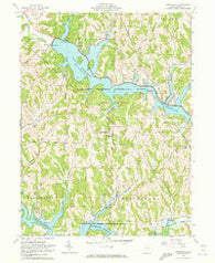 Deersville Ohio Historical topographic map, 1:24000 scale, 7.5 X 7.5 Minute, Year 1961