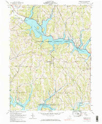 Deersville Ohio Historical topographic map, 1:24000 scale, 7.5 X 7.5 Minute, Year 1961