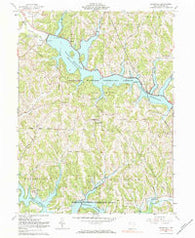 Deersville Ohio Historical topographic map, 1:24000 scale, 7.5 X 7.5 Minute, Year 1961