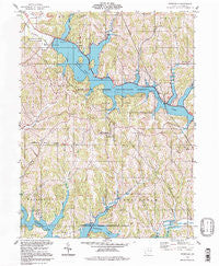 Deersville Ohio Historical topographic map, 1:24000 scale, 7.5 X 7.5 Minute, Year 1994
